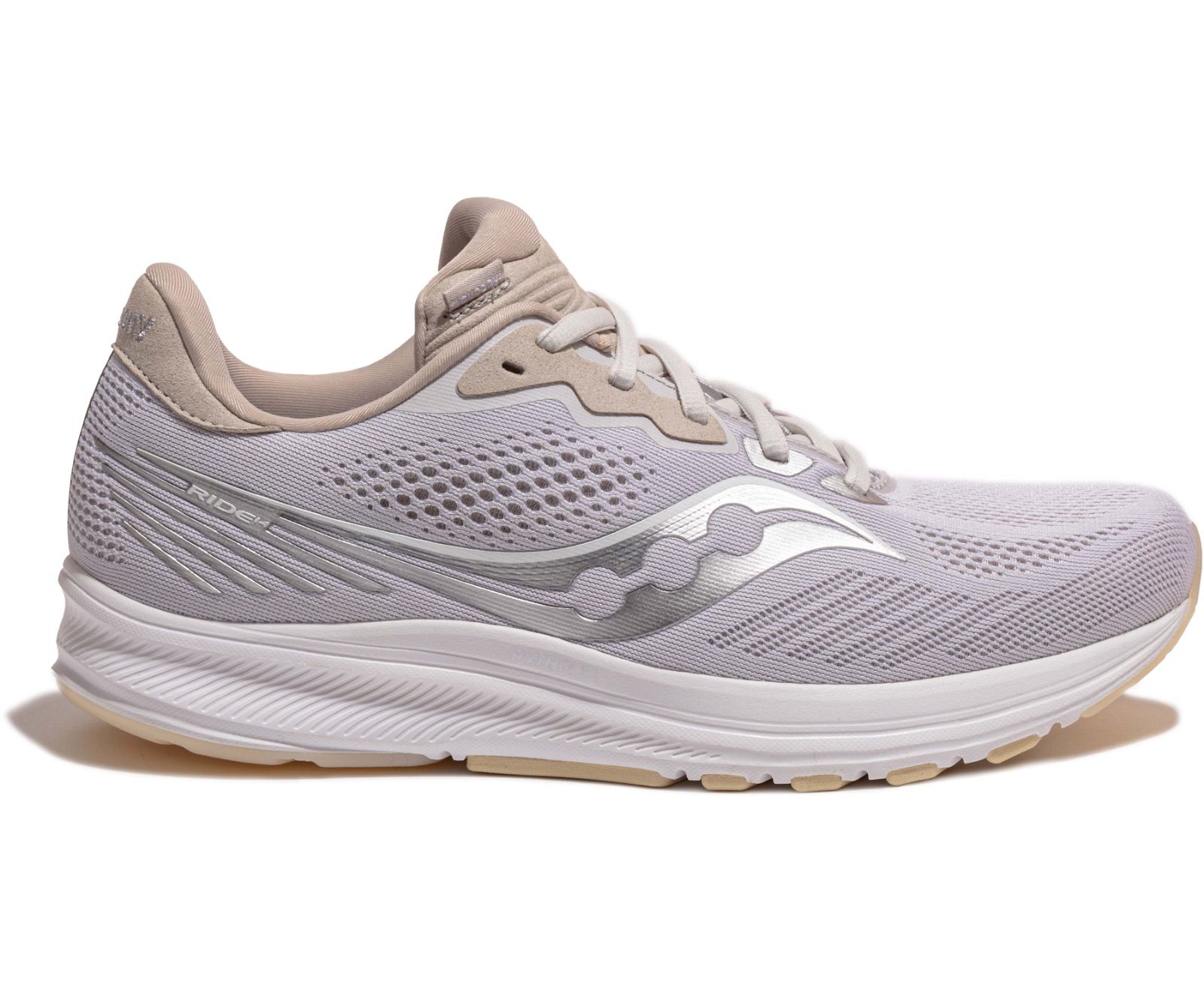 Tenis Para Correr Saucony Ride 14 Hombre Beige | México 550RVDW